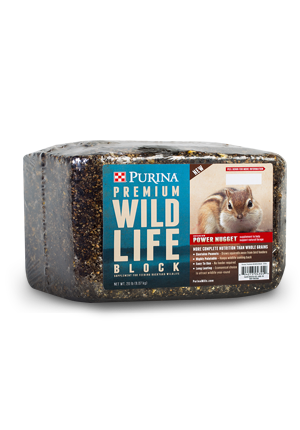 Image of Purina® Premium Wildlife Block bird feed package