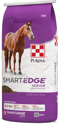 Image of Smart Edge Senior Horse Feed right facing