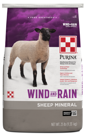 Image of Purina Sheep Mineral feed package front facing
