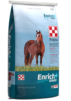 Image of Purina Enrich Plus Senior Ration Balancing Horse Feed