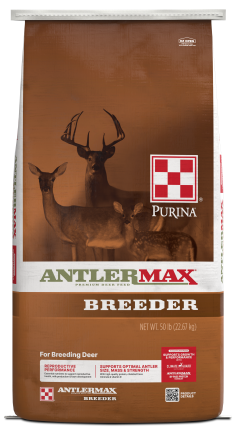 Image of AntlerMax® Professional Hi-Energy Breeder 16 deer feed bag front facing