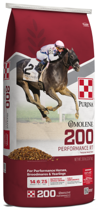 Purina® Omolene® #200 RT Performance Horse Feed package image