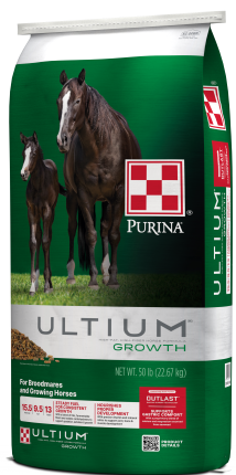 Image of Ultium® Growth horse feed bag right facing