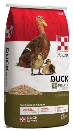 Purina® Duck Feed package left view