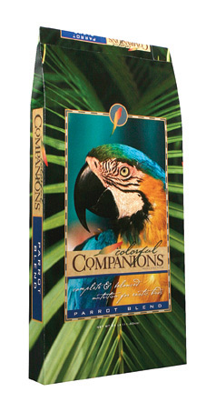 COLORFUL COMPANIONS® Parrot Blend bag with Parrot and Colorful Companions® logo