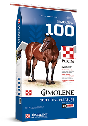 Purina® Omolene® #100 Active Pleasure Horse Feed