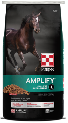Image of Amplify® High-Fat Supplement feed package front facing
