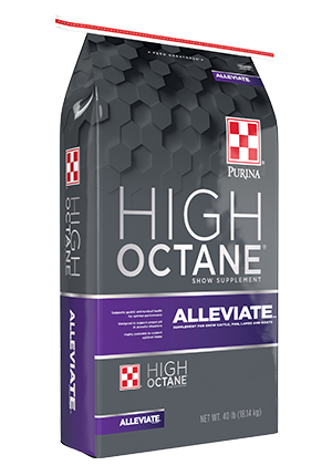 High Octane® ALLEVIATE® Supplement for show cattle, pigs, lambs and goats