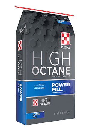 Image of High Octane® Powerfill® Supplement (50lb) show feed bag