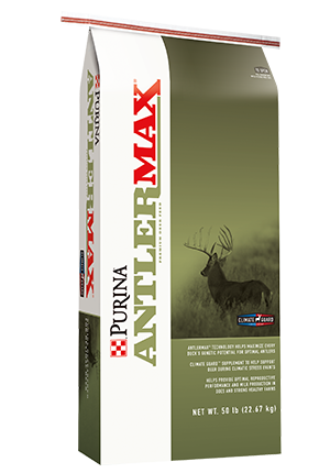 AntlerMax pellets support deer body weight and condition