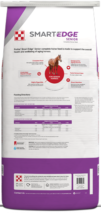 Image of Smart Edge Senior Horse Feed back facing