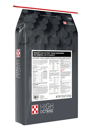 Purina® High Octane® Fly Control Supplement with ClariFly® for cattle, sheep, goats and pigs