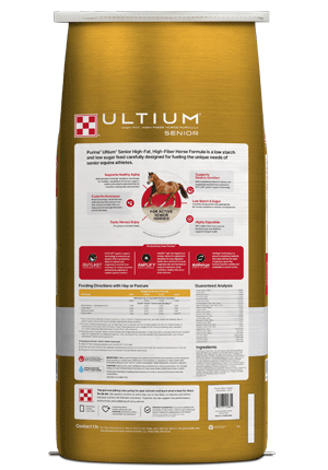 Image of Ultium Senior feed bag back facing