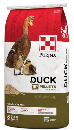 Purina® Duck Feed package right view