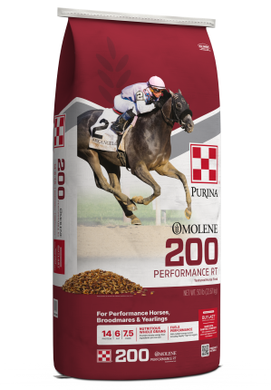 Purina® Omolene® #200 RT Performance Horse Feed package image