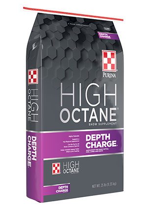 Image of High Octane® Depth Charge® Supplement (25lb) show feed bag