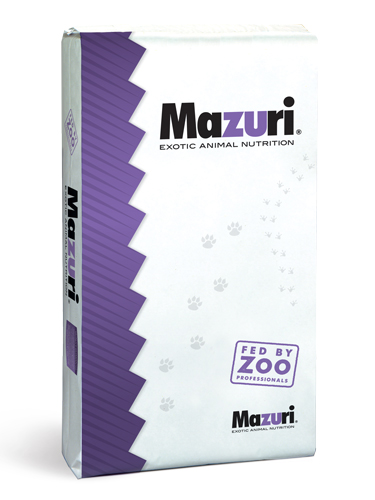 Mazuri® Small Bird Bag with purple stripe and Mazuri® logo