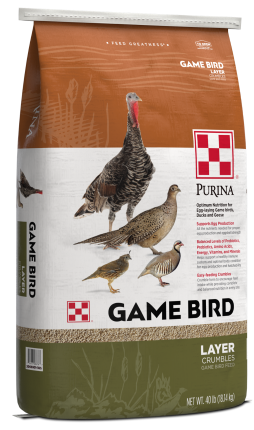 Image of Purina® Game Bird Layer game bird feed package