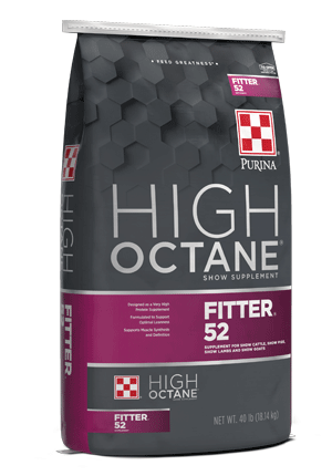 High Octane® Fitter 52™ Supplement for all show livestock species