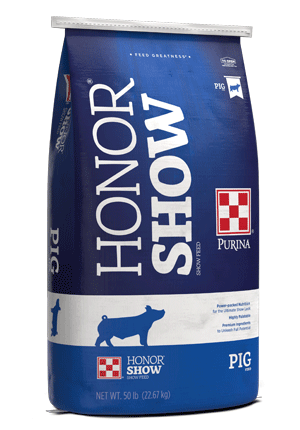 Image of FIRST WEAN 219 show pig feed bag