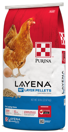  Layena® Layer Feed Pellets 50lb package right view
