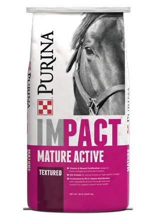 Impact Mature Active Horse Feed Front