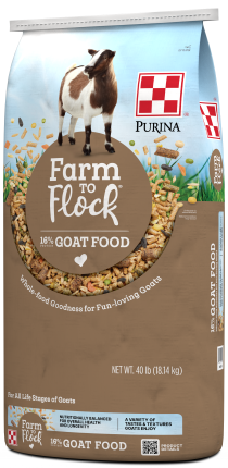 Image of Farm to Flock 16% Goat Feed right facing
