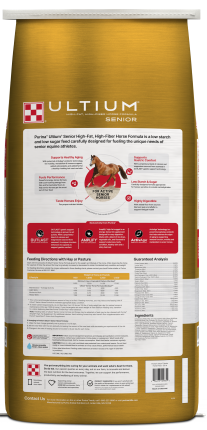 Image of Ultium Senior feed bag back facing