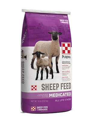 Purina® Lamb & Ewe 15 DX30 for feeing ewes and creeping lambs 
