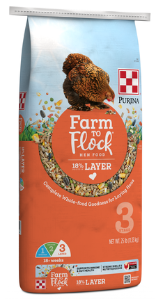 Image of Farm to Flock 18% Layer Food left view