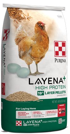 Image of Purina Layena High Protein 40 lb. package