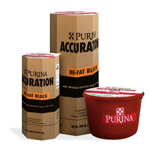 Accuration® Hi-Fat Block meets cattle energy needs