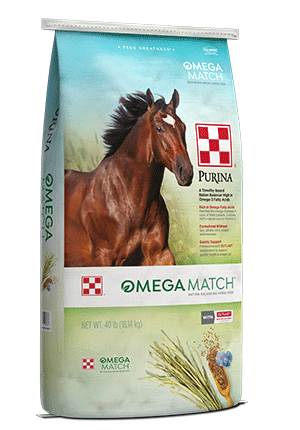 Purina Omega Match Ration Balancing Horse Feed