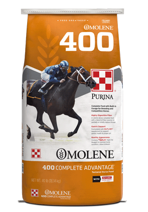 Image of Omolene #400® Complete Advantage horse feed bag front facing