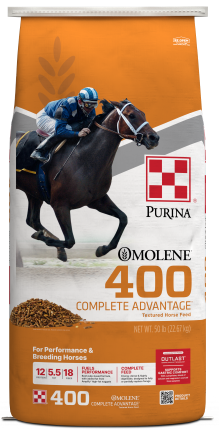 Image of Omolene #400® Complete Advantage horse feed bag front facing