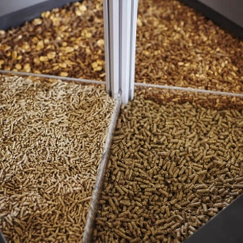image of a mix of animal feed types
