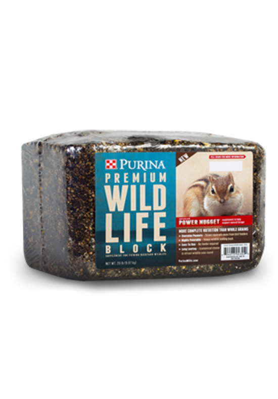 Image of Purina® Premium Wildlife Block bird feed package