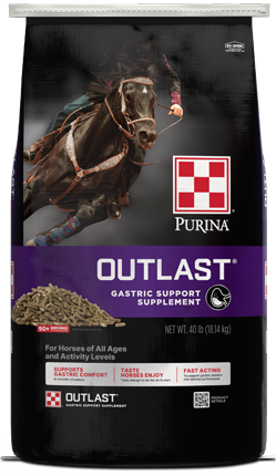 Outlast Horse Feed Gastric Support Supplement bag front facing
