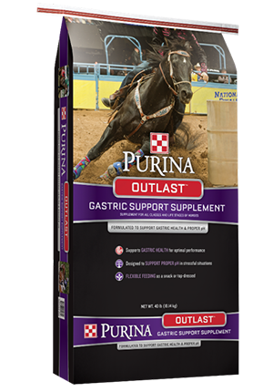 Outlast Horse Feed Gastric Support Supplement bag