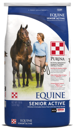 Equine Senior® Active Horse Feed package front side
