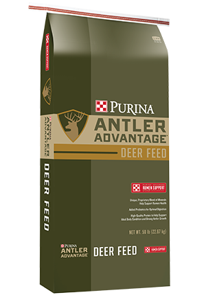 Antler Advantage® Rut & Conditioning ARS deer feed is designed to optimize deer body condition