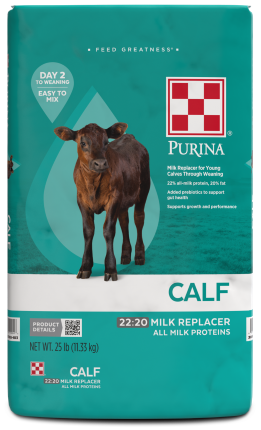 Purina 22:20 Milk Replacer  25lb Package front
