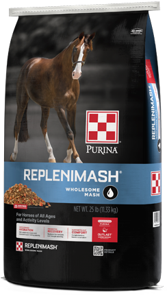 Purina® RepleniMash™ Product right facing 25 Pound Bag