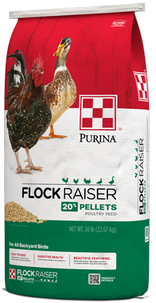 image of Purina® Flock Raiser® Pellets bag right side view