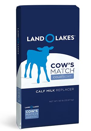 LAND O LAKES® Cow’s Match® ColdFront® Calf Milk Replacer