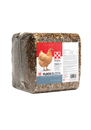Image of Purina® Flock Block poultry feed