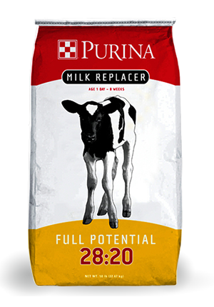 Image of Purina® Full Potential 28:20 milk replacer feed bag