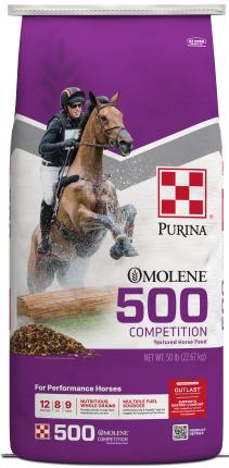 Image of Omolene #500® Competition horse feed bag front facing