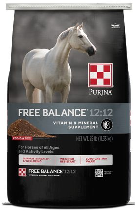Image of Free Balance® 12:12 Vitamin and Mineral Supplement horse feed bag front facing