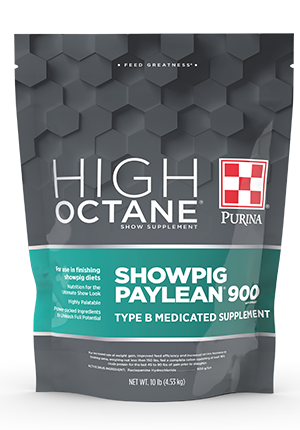 Image of High Octane® Showpig Paylean® 900 Medicated Supplemental show feed